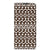 Motorola Moto E20 Hoesje met Magneet Aztec Brown design Aztec vooraanzicht