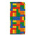 Motorola Moto E20 Hoesje met Magneet Blokken design Lego voorkant