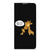 Motorola Moto E20 Magnet Case Giraffe ontwerp giraffe aanzicht
