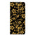 Motorola Moto E20 Smart Cover Gouden Bloemen design voorkant