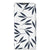 Motorola Moto E20 Smart Cover Leaves Blue bladeren design voorkant