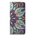 Motorola Moto E20 Smart Cover Purple Flower design barok bloemen aanzicht