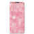 Motorola Moto E20 Smart Cover Spring Flowers voorkant roze bloemen