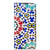 Motorola Moto E20 Standcase Mozaïek design hoesje mozaïek voorkant