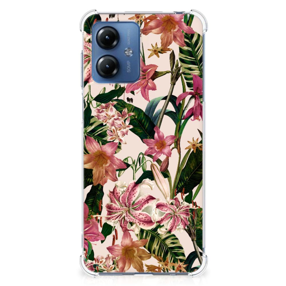 Motorola Moto G14 Case Flowers B2C Telecom