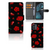 Motorola Moto G14 Leuk Hoesje Valentine bookcase design rozen aanzicht