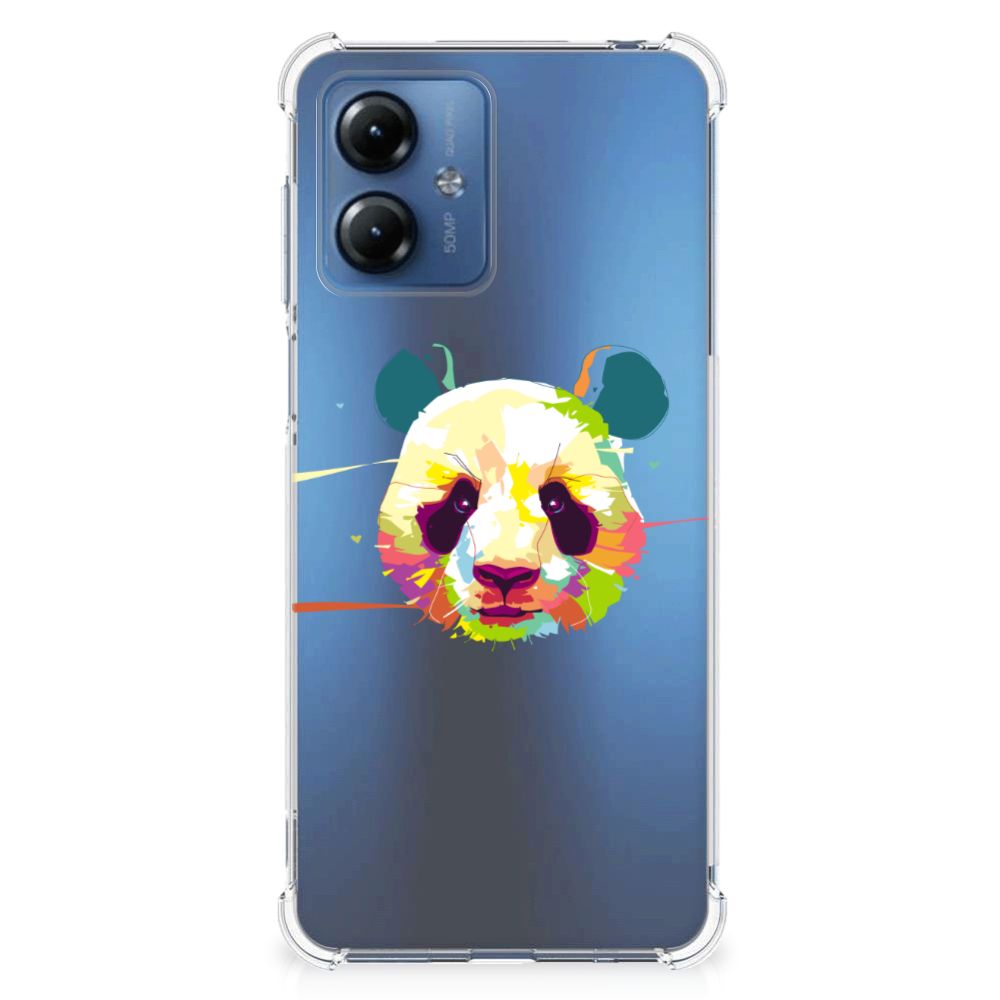 Motorola Moto G14 Stevig Bumper Hoesje Panda Color B2C Telecom