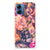 Motorola Moto G14 TPU Case Bosje Bloemen bloemen oranje paars roze voorkant