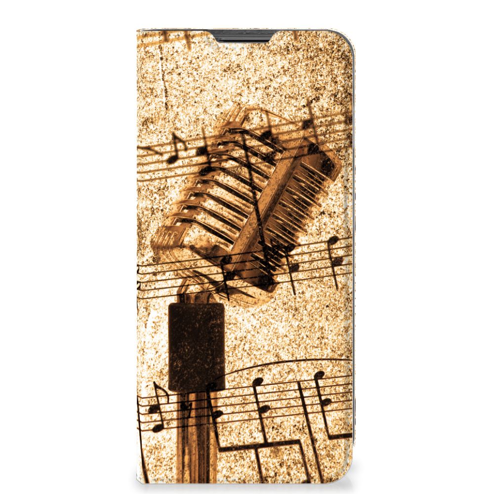 Motorola Moto G22 Stand Case Bladmuziek - B2C Telecom
