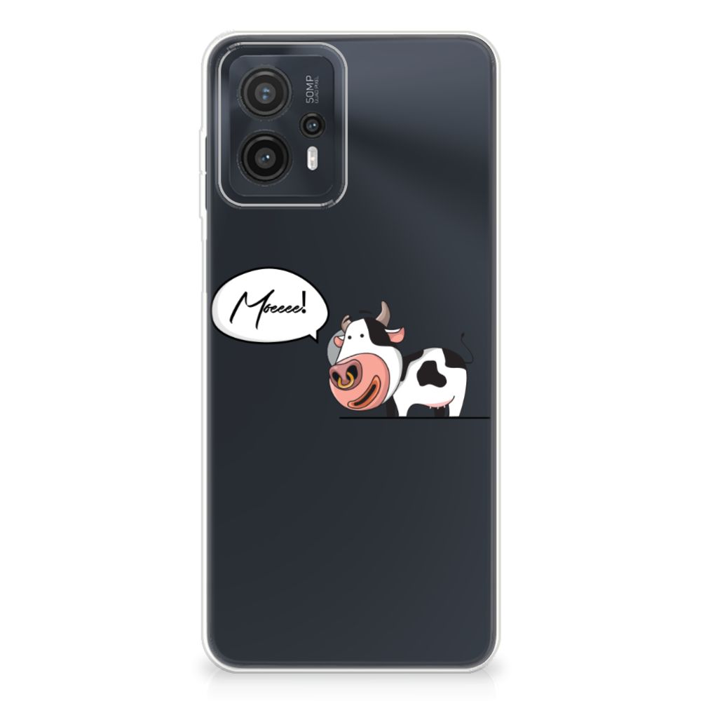Motorola Moto G23 | G13 Telefoonhoesje met Naam Cheeky Cow