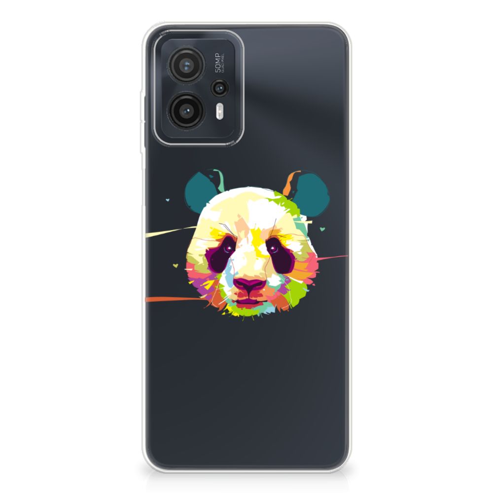 Motorola Moto G23 | G13 Telefoonhoesje met Naam Panda Color - kleurrijk ontwerp van een panda đŧ voor bescherming en uitstraling