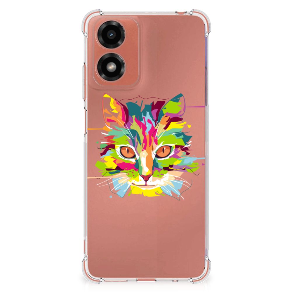 Motorola Moto G24 | G24 Power | G04 Stevig Bumper Hoesje Cat Color B2C Telecom