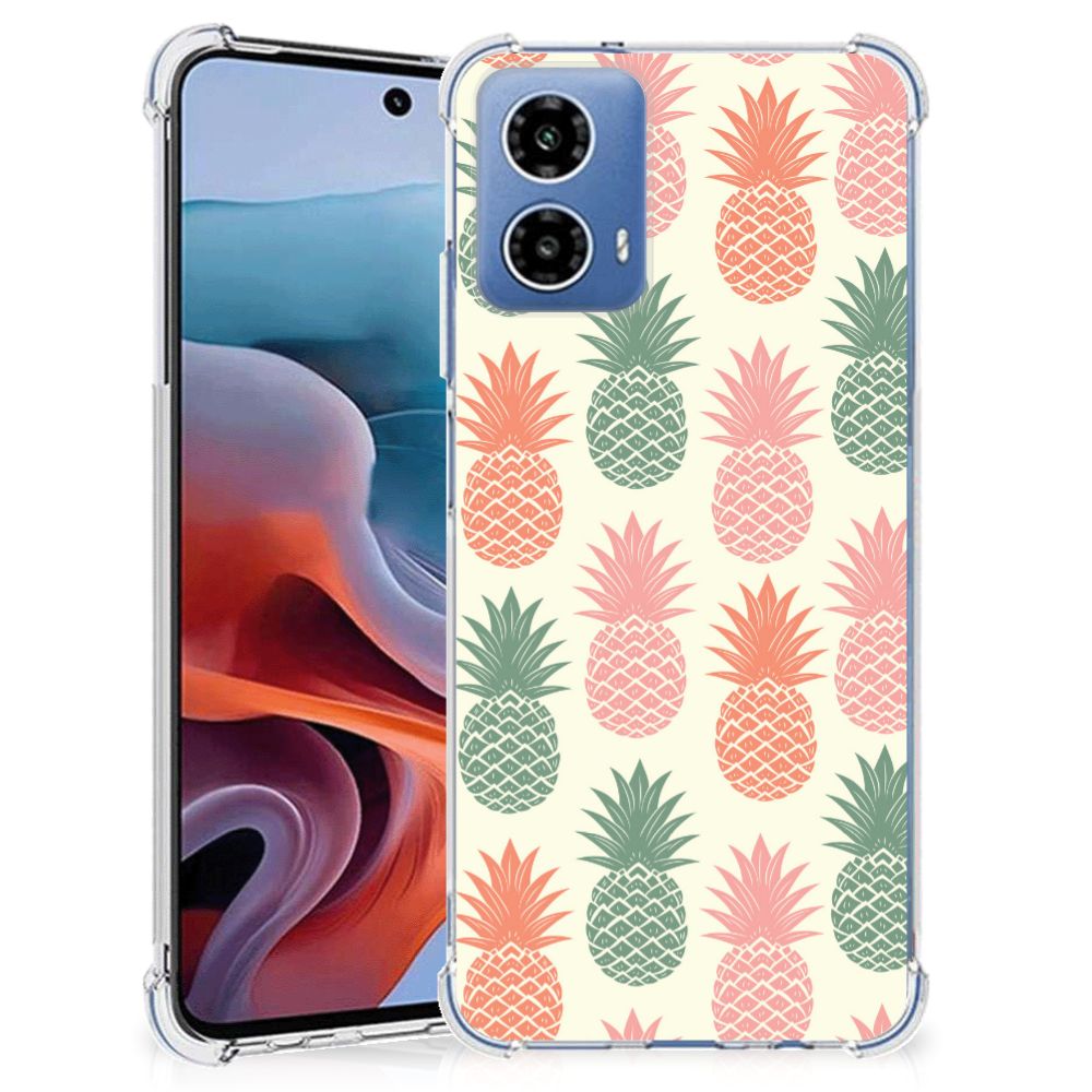 Motorola Moto G34 Beschermhoes Ananas B2C Telecom