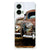 Motorola Moto G35 Anti-shock Hoesje met foto Vintage Auto vintage auto retro vooraanzicht