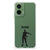 Motorola Moto G35 Stevig Bumper Hoesje Floss groene achterkant silhouet