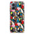 Motorola Moto G53 TPU Hoesje Birds design vogels aanzicht