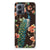 Motorola Moto G53 TPU Hoesje Pauw met Bloemen pauw bloemen design achteraanzicht