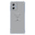 Motorola Moto G54 Stevig Bumper Hoesje Grijs Baby Olifant achterzijde