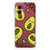 Motorola Moto G55 Stevig Bumper Hoesje Avocado Singing achterkant
