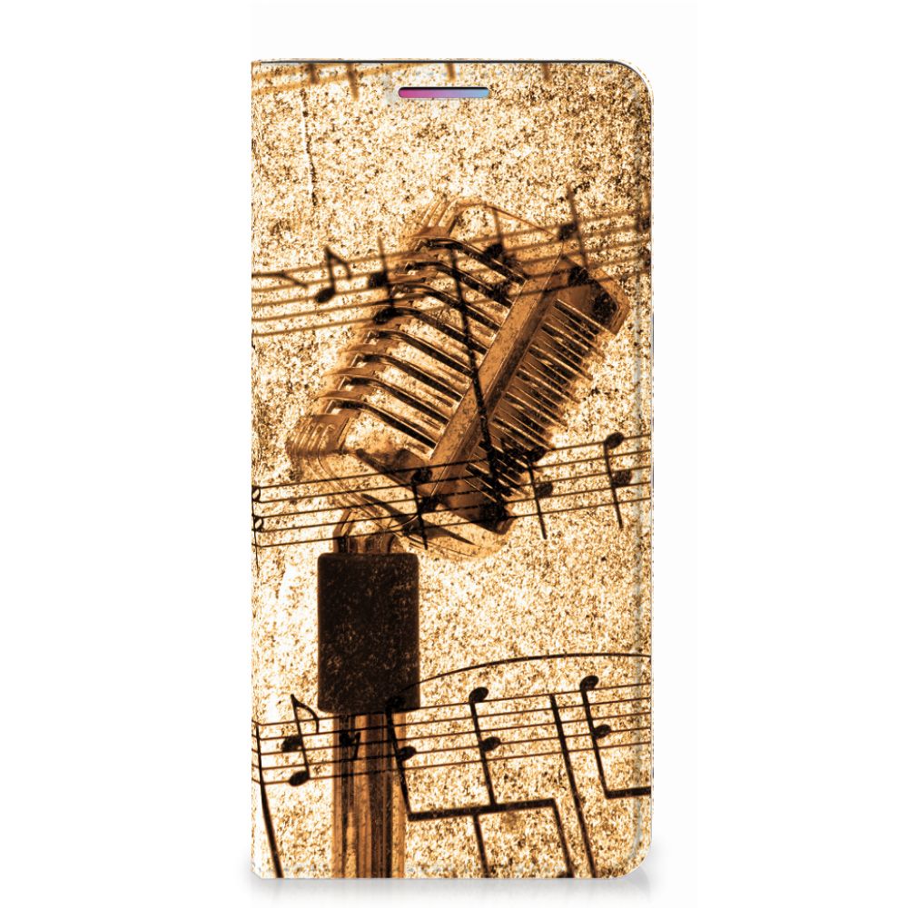 Motorola Moto G60s Stand Case Bladmuziek - B2C Telecom