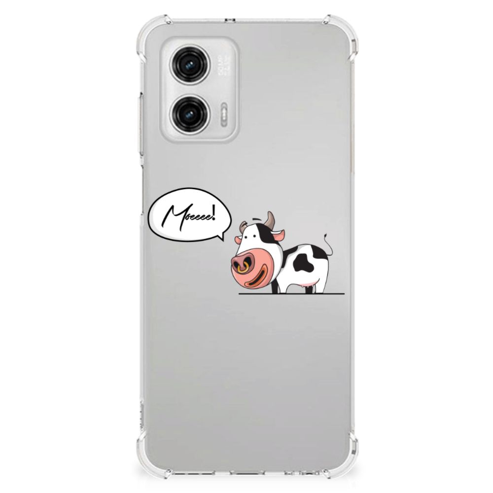 Motorola Moto G73 Stevig Bumper Hoesje Cow B2C Telecom