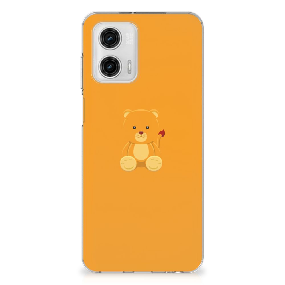 Motorola Moto G73 Telefoonhoesje met Naam Baby Beer