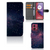 Motorola Moto G84 Book Case Stars boek hoes glanzend voorzijde en interieur met pasjes