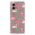 Motorola Moto G84 Case Anti-shock Flamingo telefoonhoesje flamingo ontwerp achterzijde
