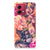 Motorola Moto G84 TPU Case Bosje Bloemen bloemen felkleurig floreal design achterkant