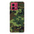 Motorola Moto G84 TPU bumper Army Dark camouflage achterkant