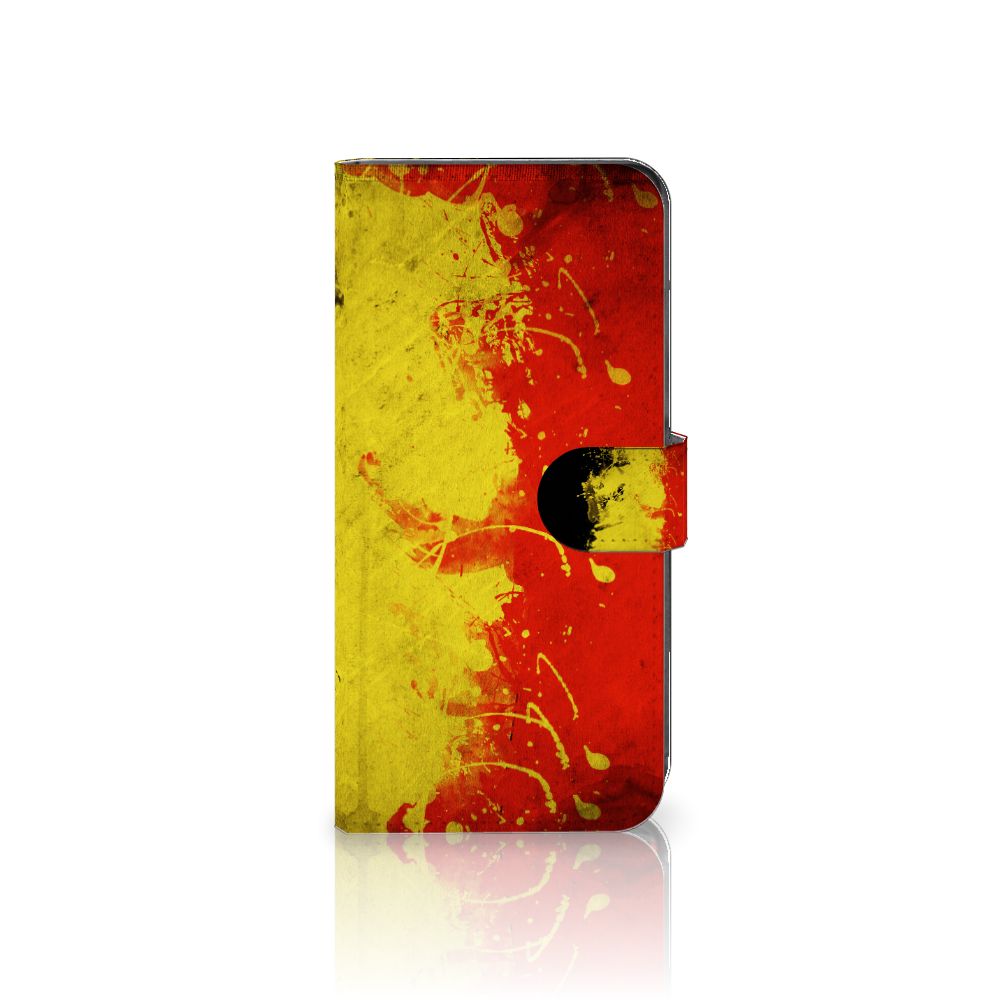 Motorola Moto G85 Bookstyle Case Belgiรซ design hoesje Belgische kleuren aanzicht