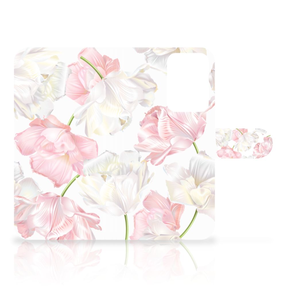 Motorola Moto G85 Hoesje Lovely Flowers design Lovely Flowers aanzicht