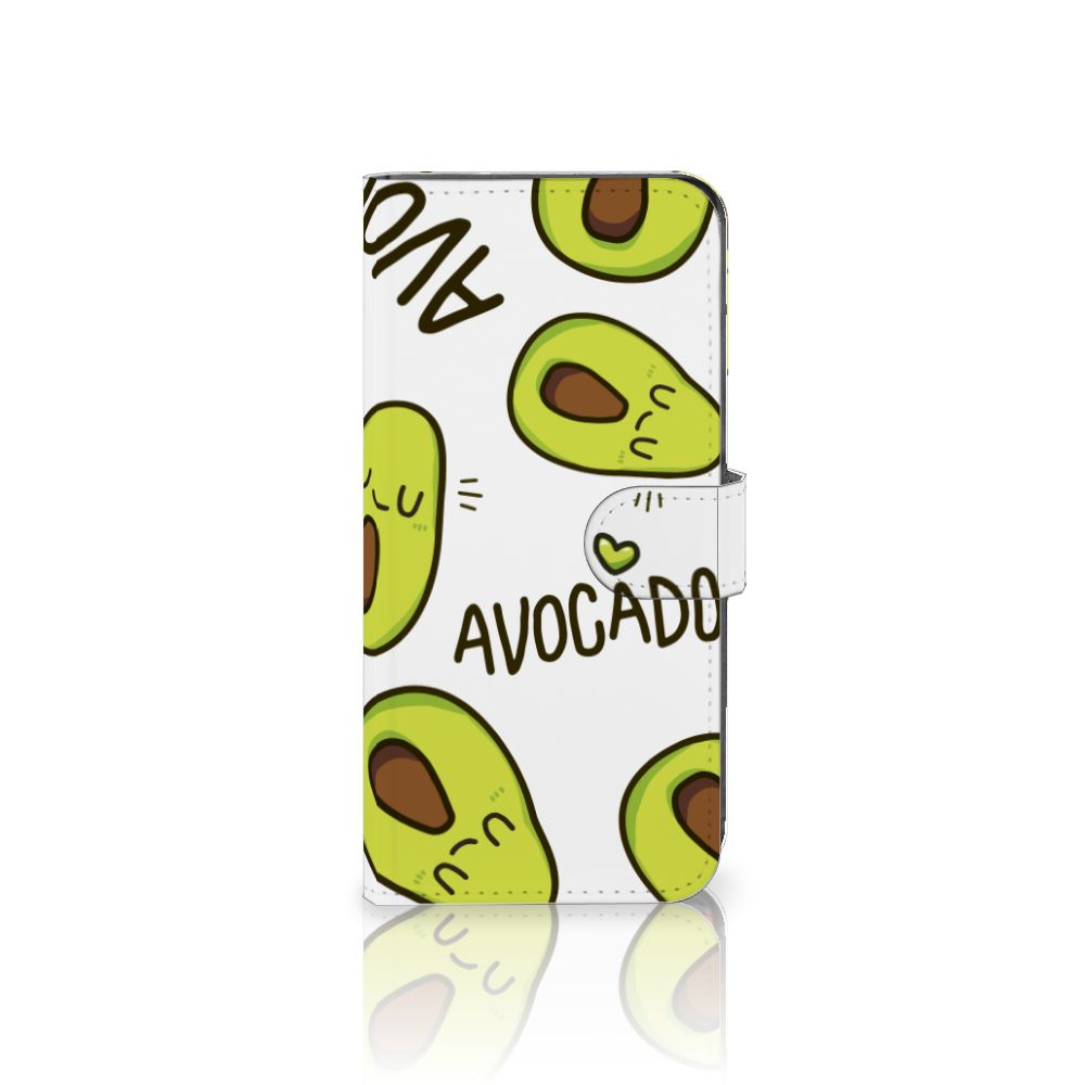 Motorola Moto G85 Leuk Hoesje Avocado Singing telefoonhoesje avocado design voorkant