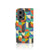 Motorola Moto G85 Telefoon Hoesje Funky Retro design kleurrijk aanzicht