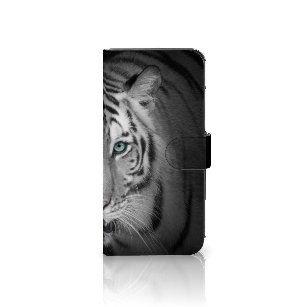 Motorola Moto G85 Telefoonhoesje met Pasjes Tijger telefoonhoesje tijger design aanzicht