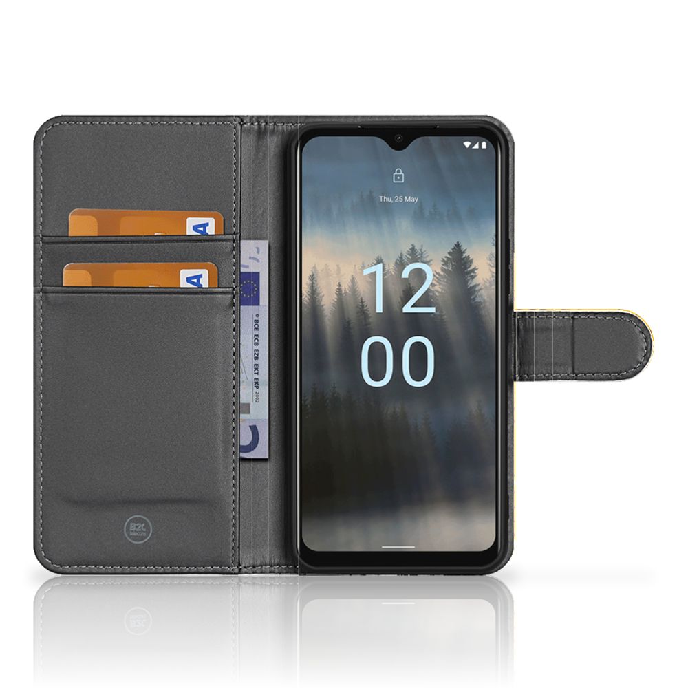 Nokia C12 Book Cover Bier bookcover binnenkant smartphone kaarten