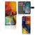 Nokia C32 Book Case Polygon Color design asymmetrisch kleurrijk