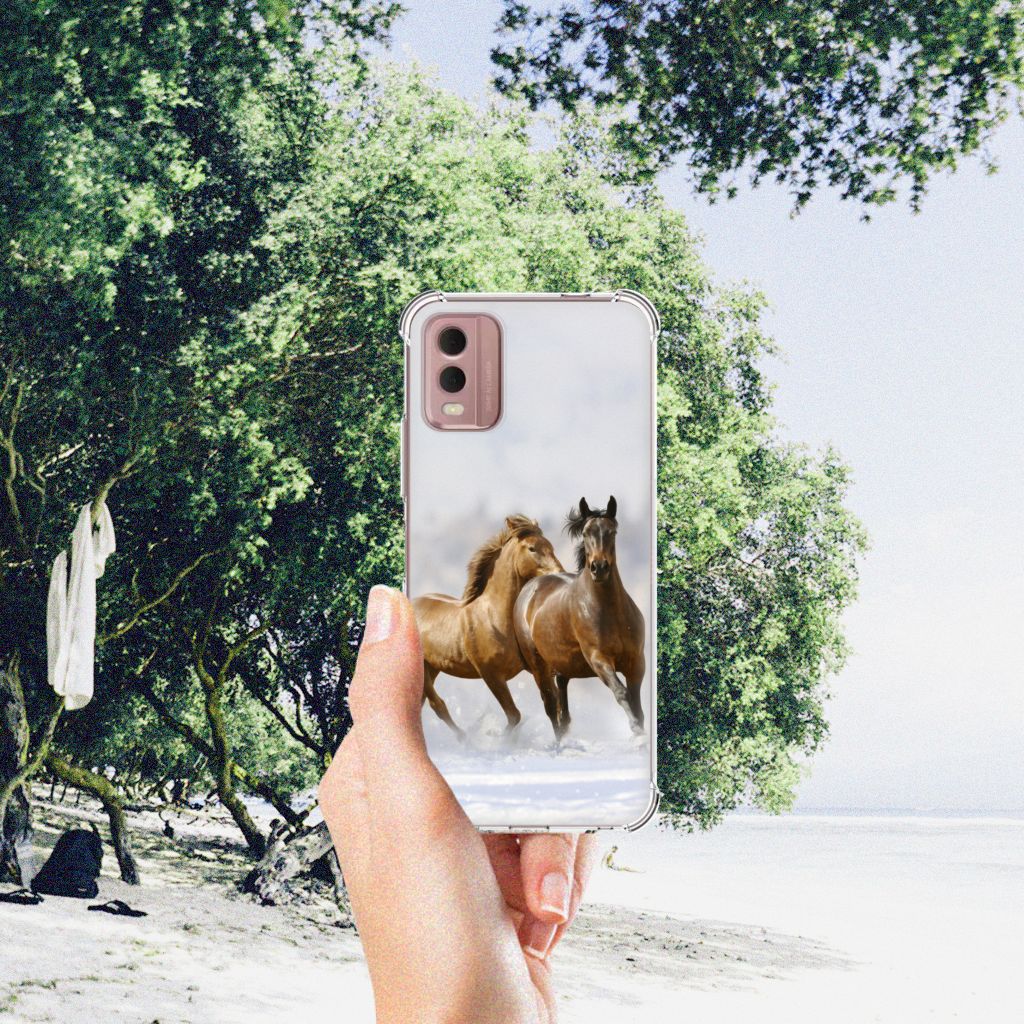 Nokia C32 Case Anti-shock Paarden B2C Telecom