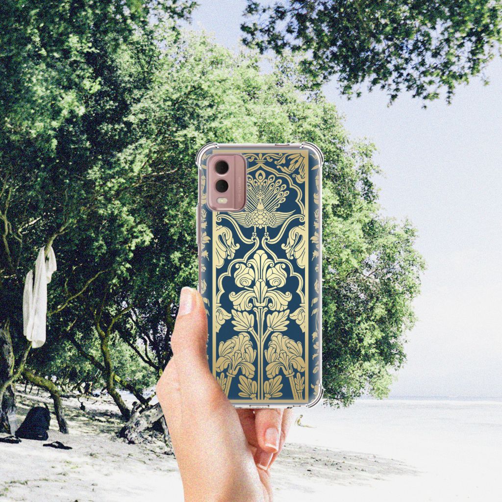 Nokia C32 Case Beige Flowers B2C Telecom