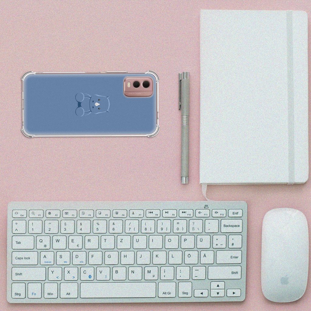 Nokia C32 Stevig Bumper Hoesje Baby Rhino B2C Telecom