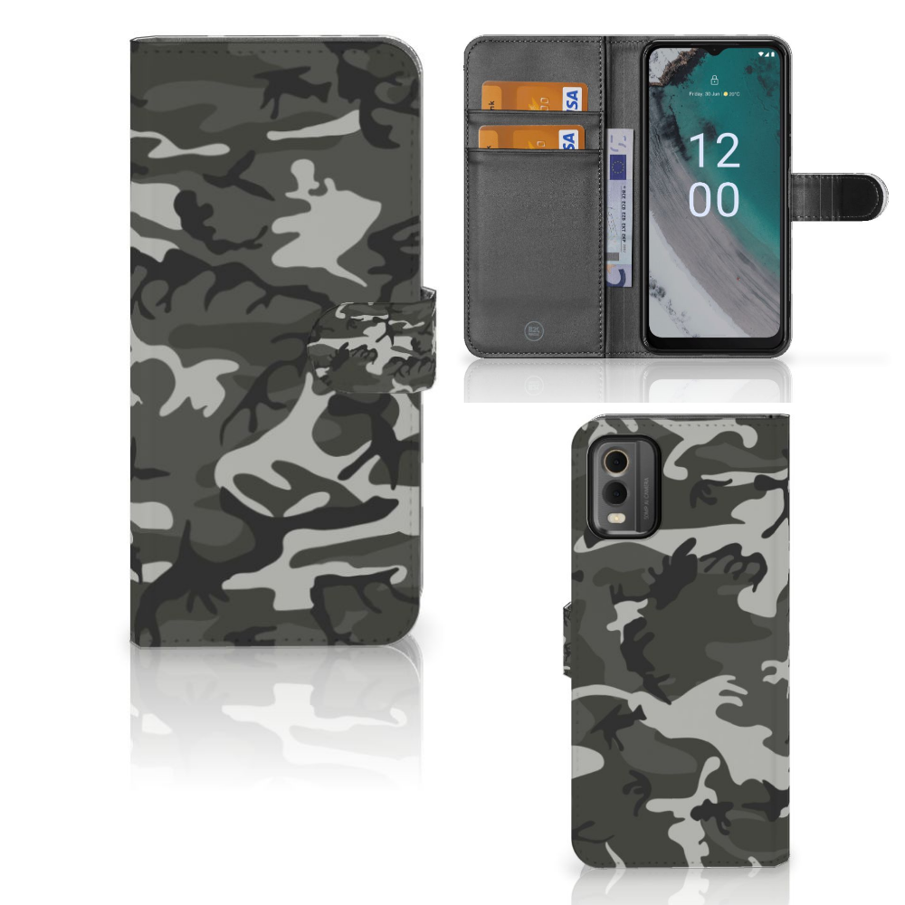 Nokia C32 Telefoon Hoesje Army Light