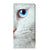 Nokia G22 Hoesje maken Witte Kat met close-up witte kat en blauwe ogen, perfect als cadeau voor dierenliefhebbers.