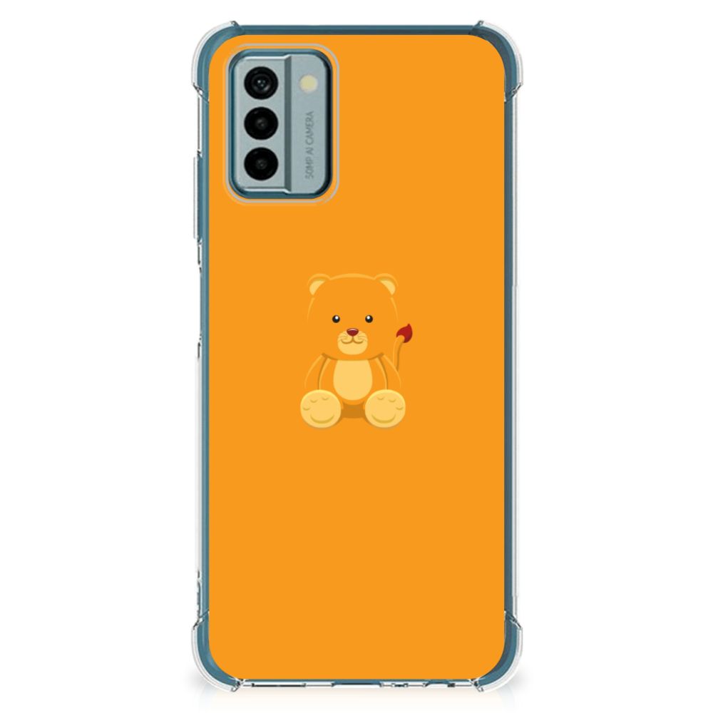 Nokia G22 Stevig Bumper Hoesje Baby Beer babybeer design voorzijde