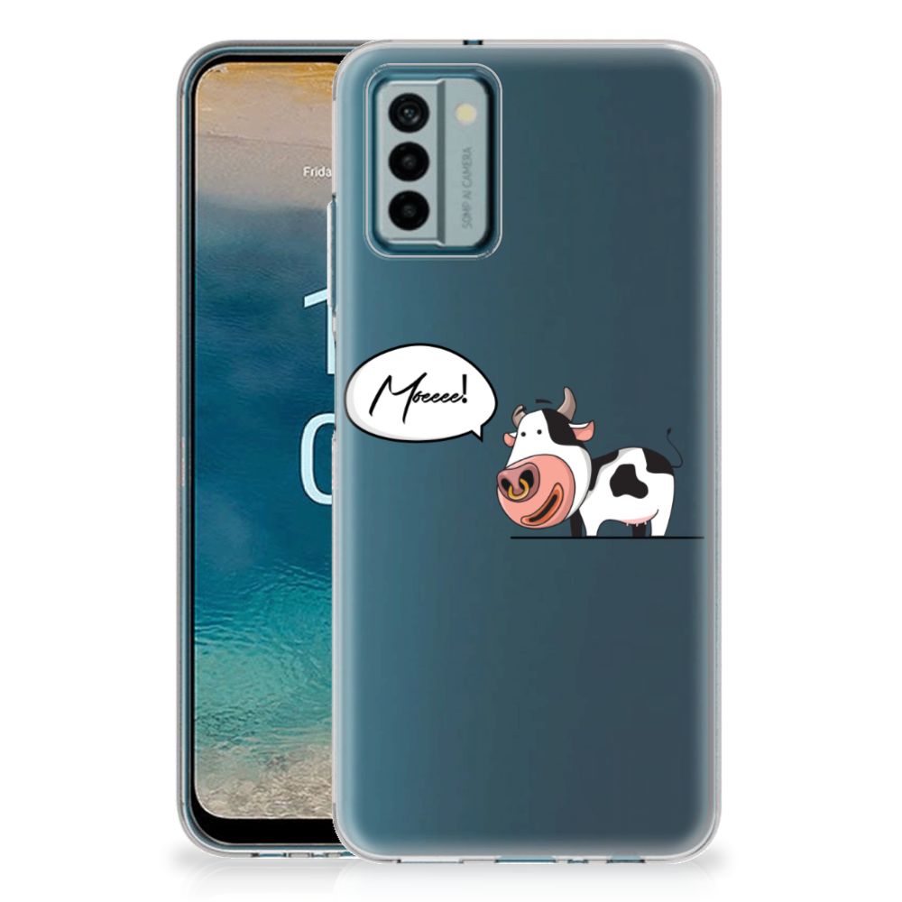 Nokia G22 Telefoonhoesje met Naam Cheeky Cow