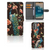 Nokia G22 Telefoonhoesje met Pasjes Pauw met Bloemen telefoonhoesje pauw bloemen vooraanzicht binnenkant