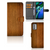 Nokia G42 Book Style Case Donker Hout bookcase houtprint voorkant achterkant binnenzijde