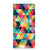 Nokia G42 Hoesje met Magneet Geruit met kleurrijk driehoekpatroon, trendy en duurzaam, ideaal als cadeau!