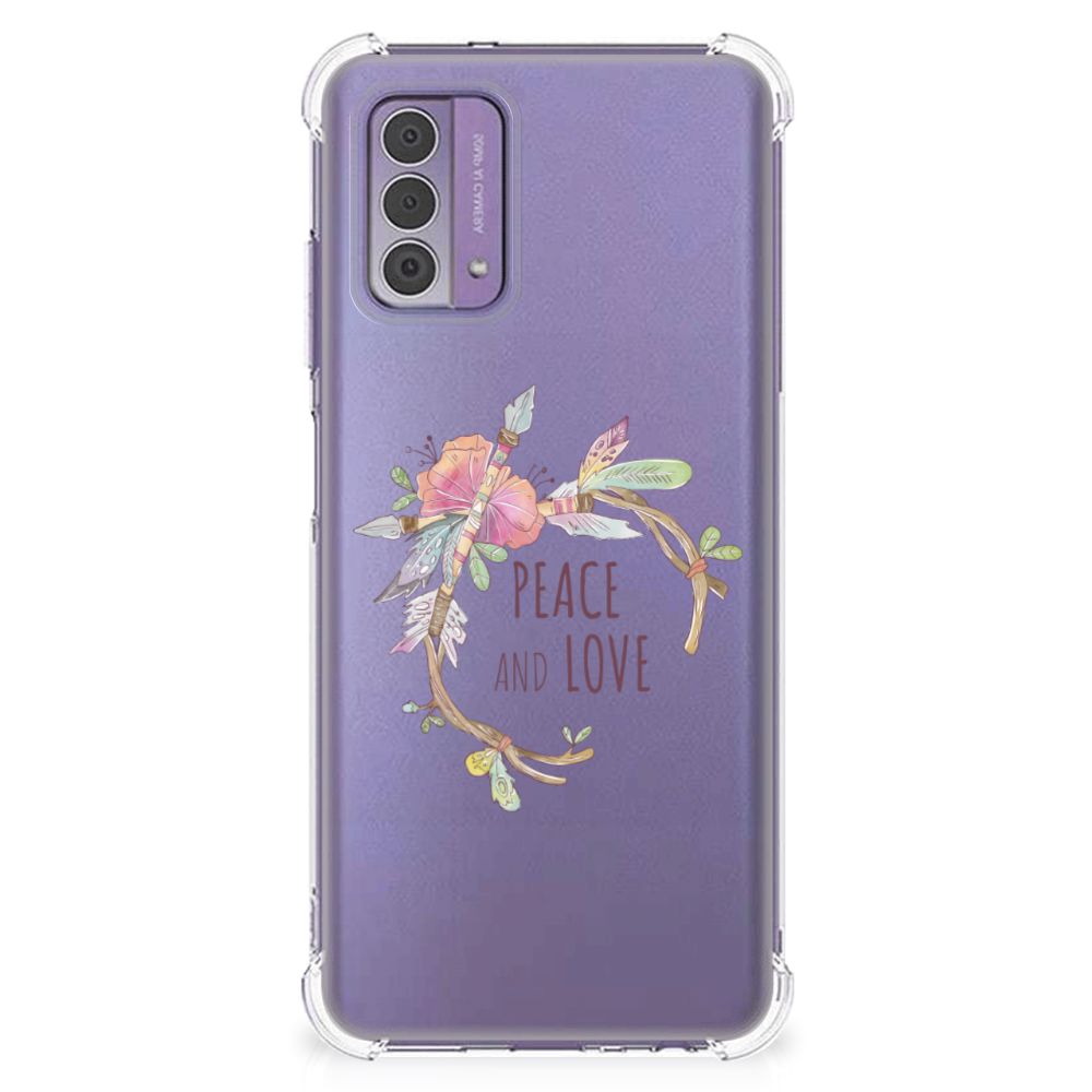 Nokia G42 Stevig Bumper Hoesje Boho Text B2C Telecom