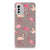 Nokia G60 TPU Hoesje Flamingo flamingo design achterkant