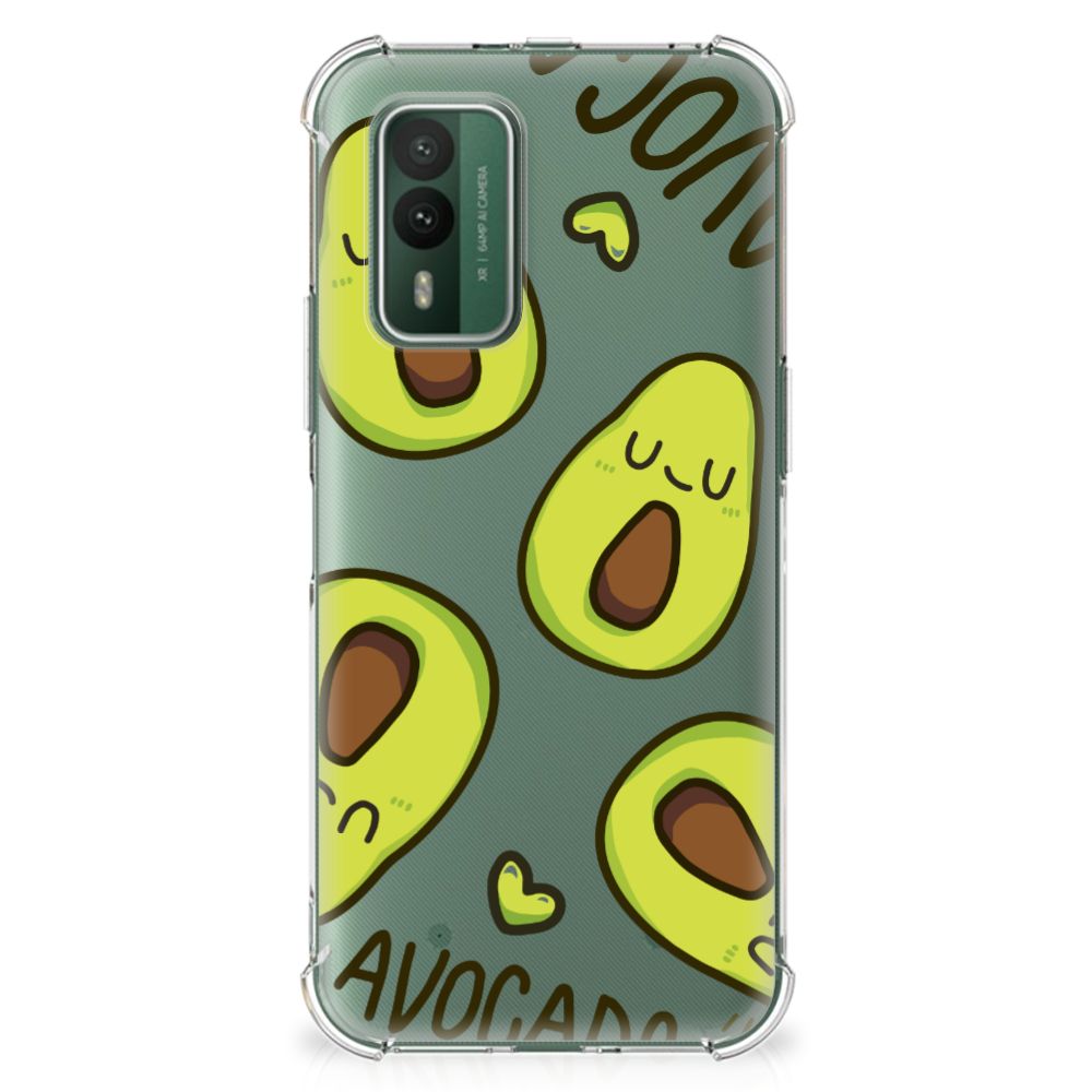 Nokia XR21 Stevig Bumper Hoesje Avocado Singing B2C Telecom